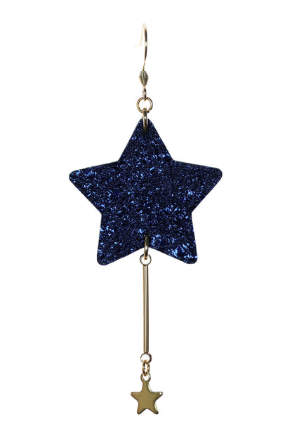 Cercei Stelute Asimetrici - Silent night