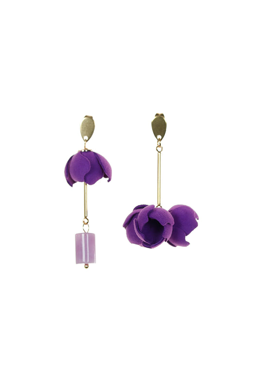 Cercei Florali Asimetrici - Lavanda