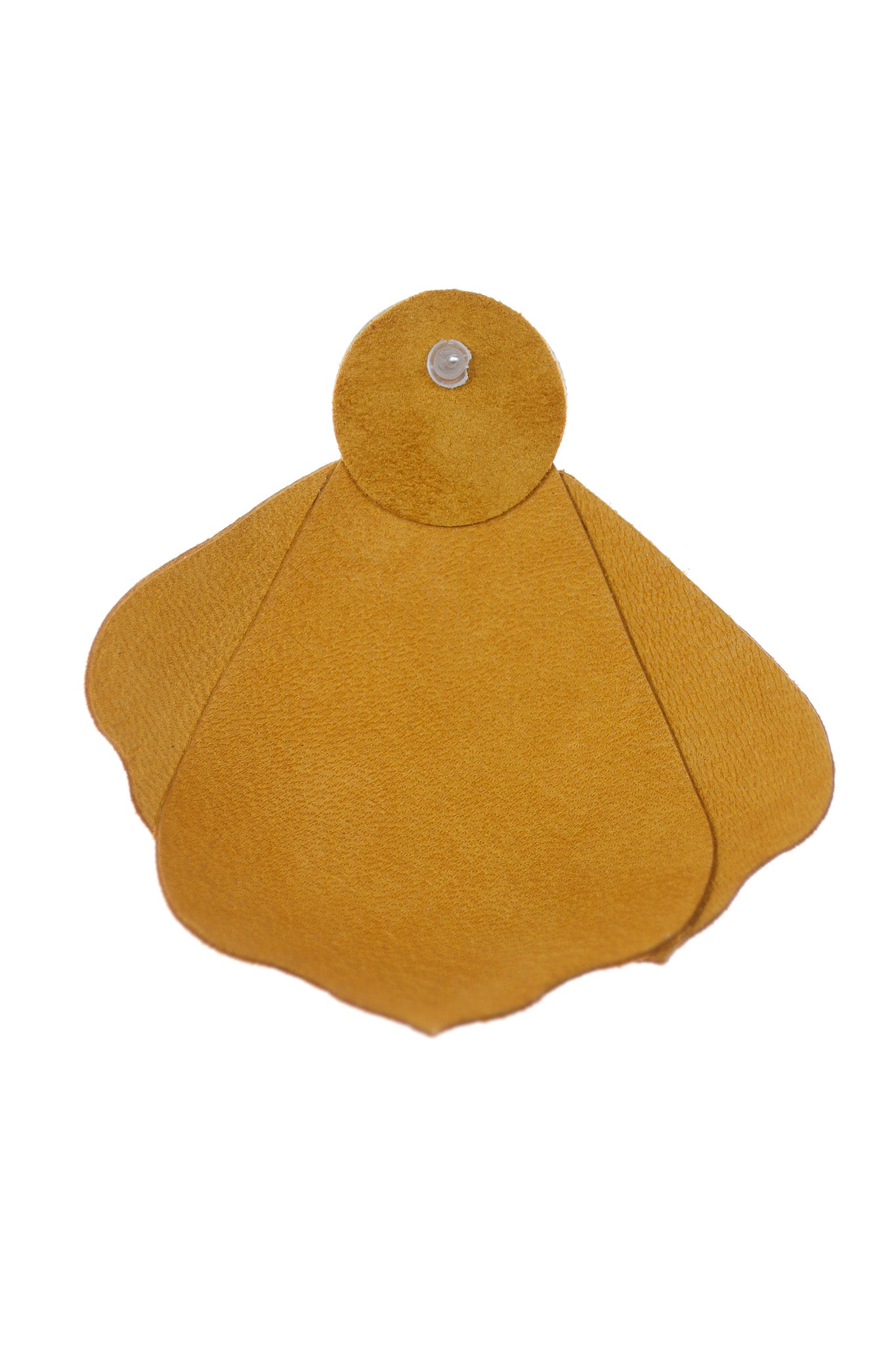 Cercei Aripi - Galben mustar + Animal print