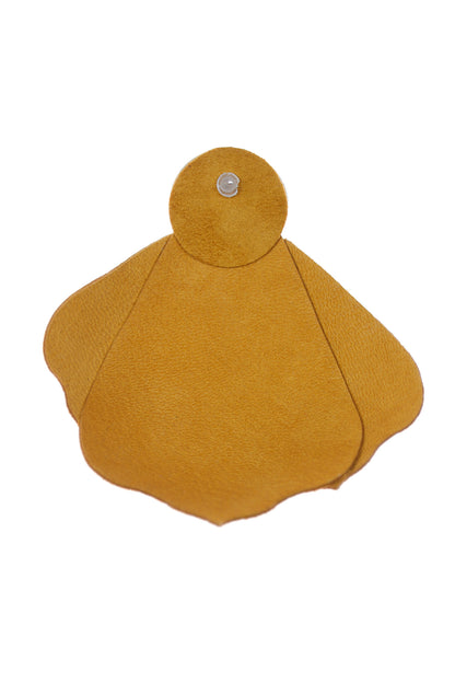 Cercei Aripi - Galben mustar + Animal print