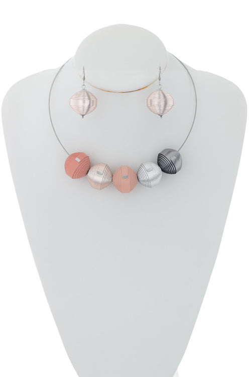 Set Colier + Cercei Leatherbonbon (305)