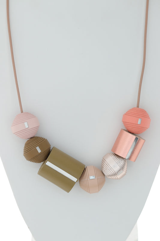 Colier Leatherbonbon + Marshmellow