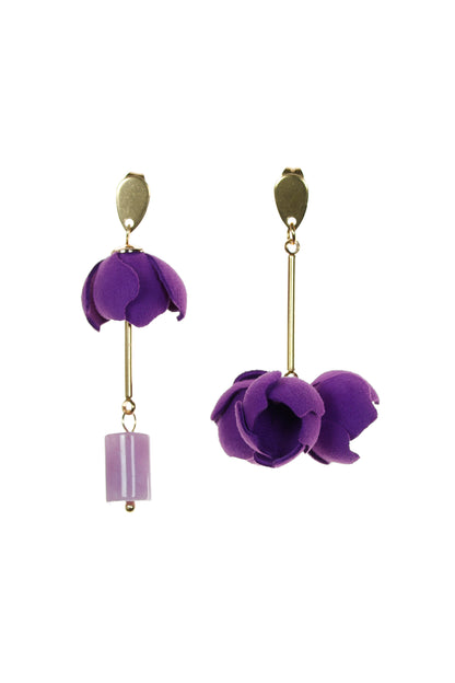 Cercei Florali Asimetrici - Lavanda