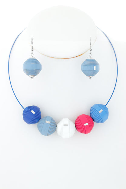 Set Colier + Cercei Leatherbonbon (303)