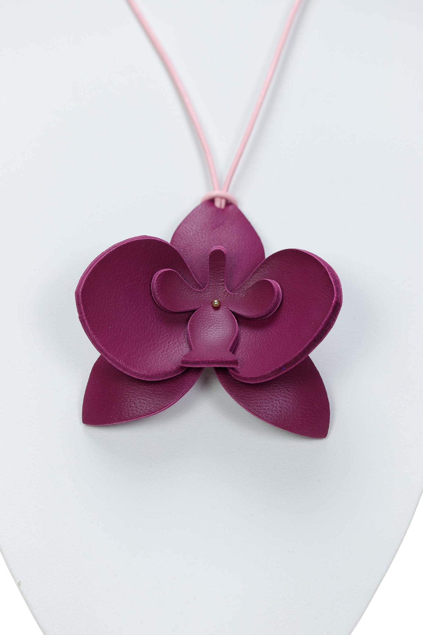 Set Colier + Cercei Orhidee - Royal Magenta