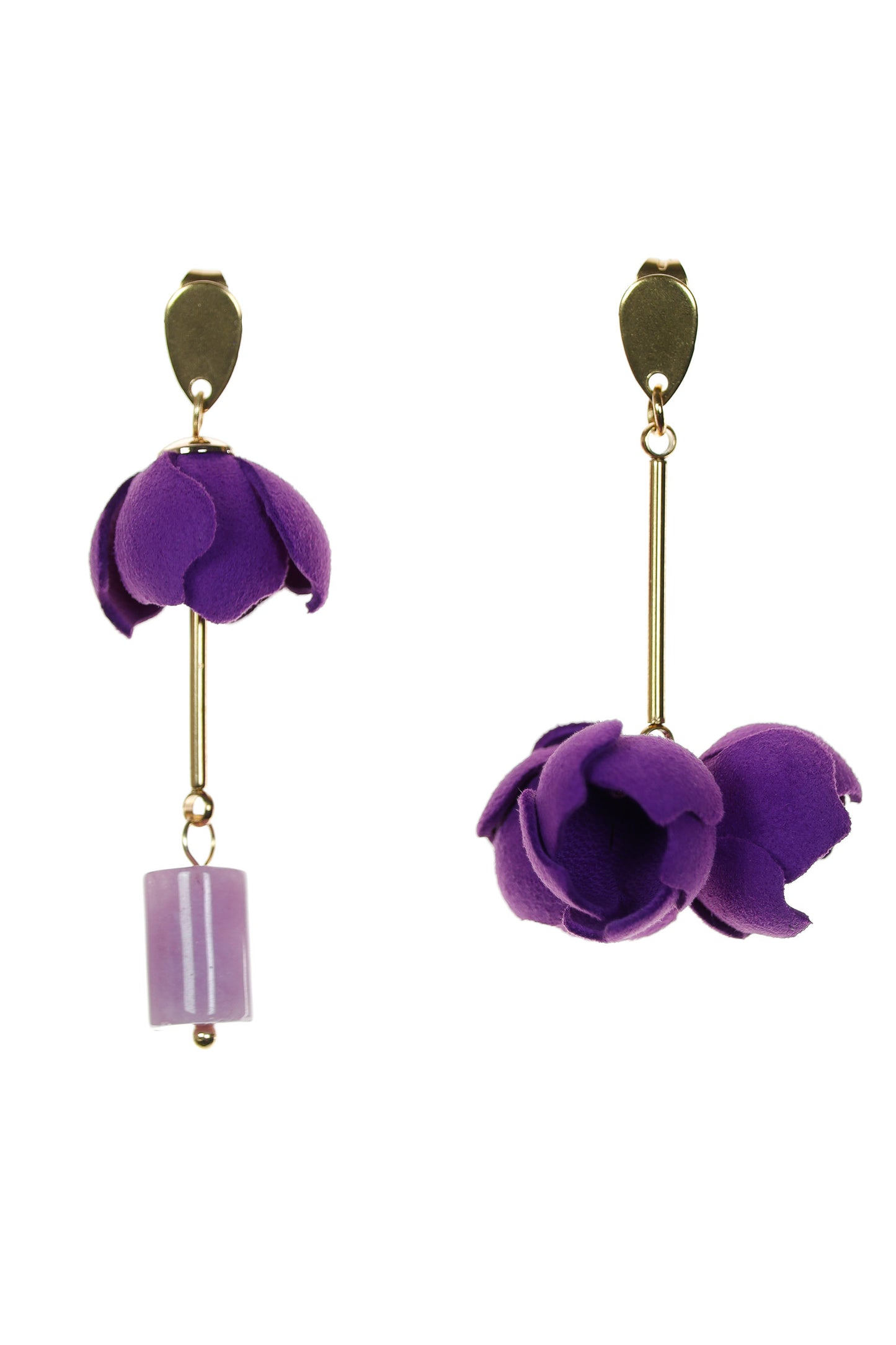 Cercei Florali Asimetrici - Lavanda