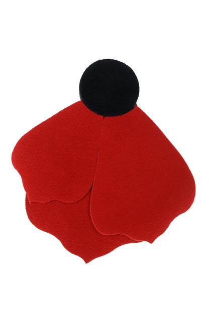 Cercei Aripi - Rosu + Negru