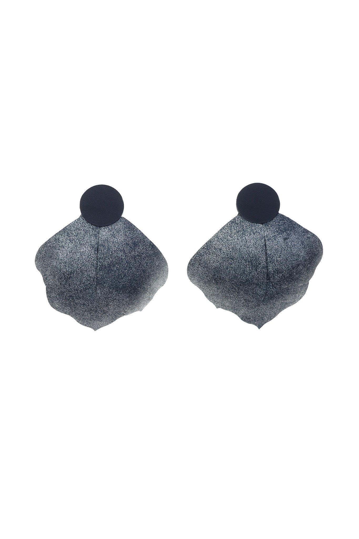 Cercei Aripi - Antracit cu sclipici