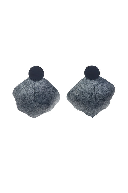 Cercei Aripi - Antracit cu sclipici