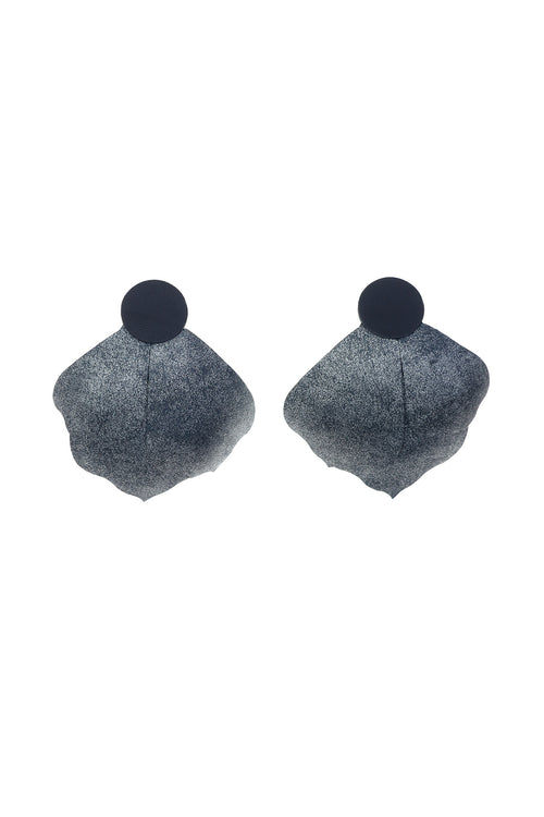 Cercei Aripi - Antracit cu sclipici