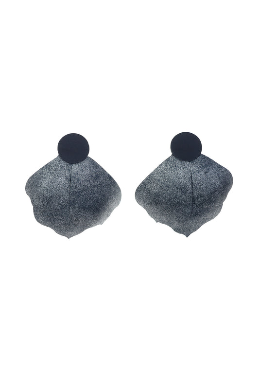 Cercei Aripi - Antracit cu sclipici