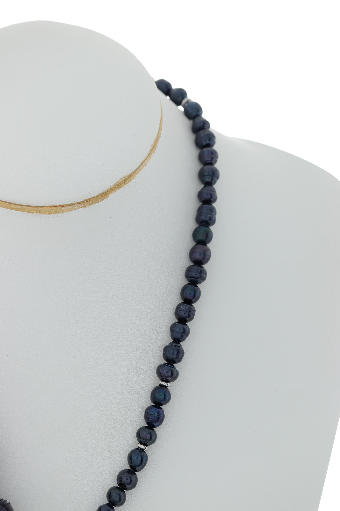 Colier unicat Marine - Violet metalizat