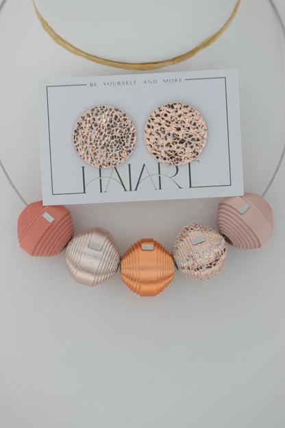 Set Colier Leatherbonbon + Cercei Geometrici (319)