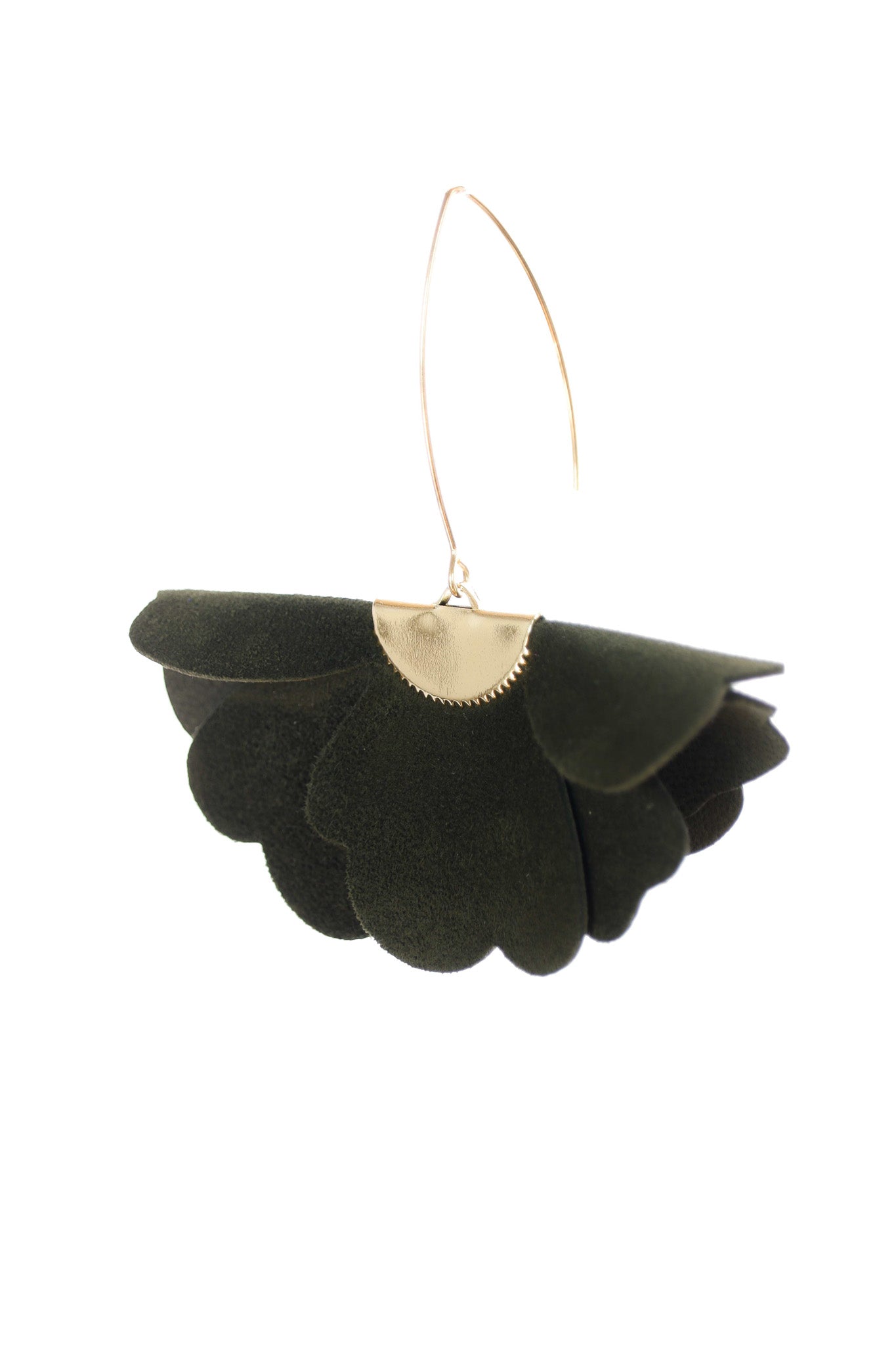 Cercei Floare mica - Verde Padure