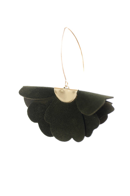 Cercei Floare mica - Verde Padure