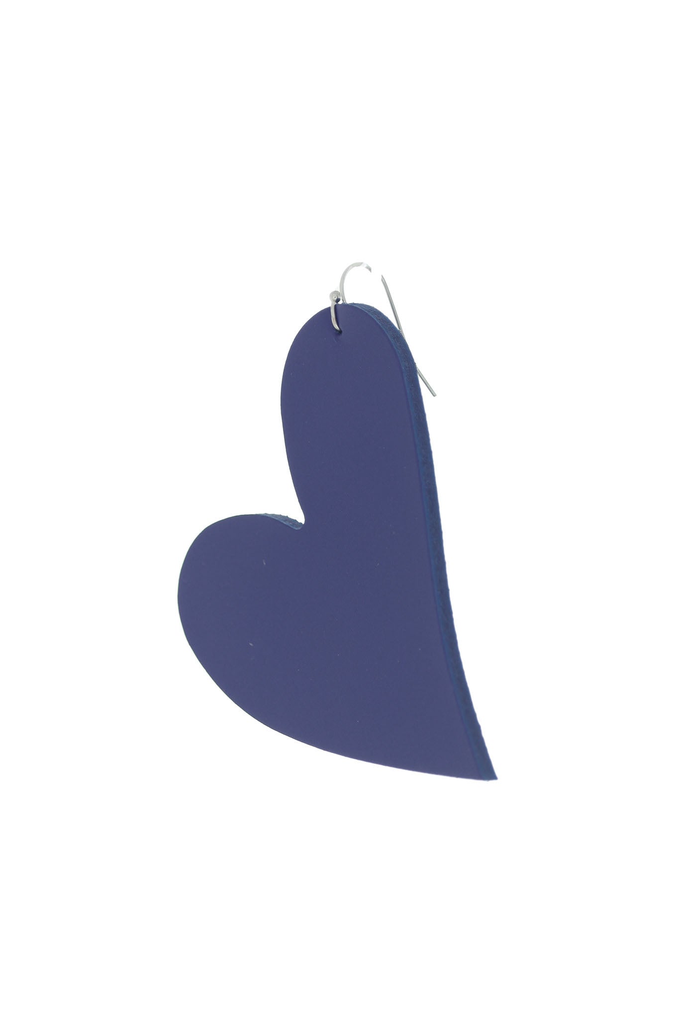Cercei inima - Bleumarin