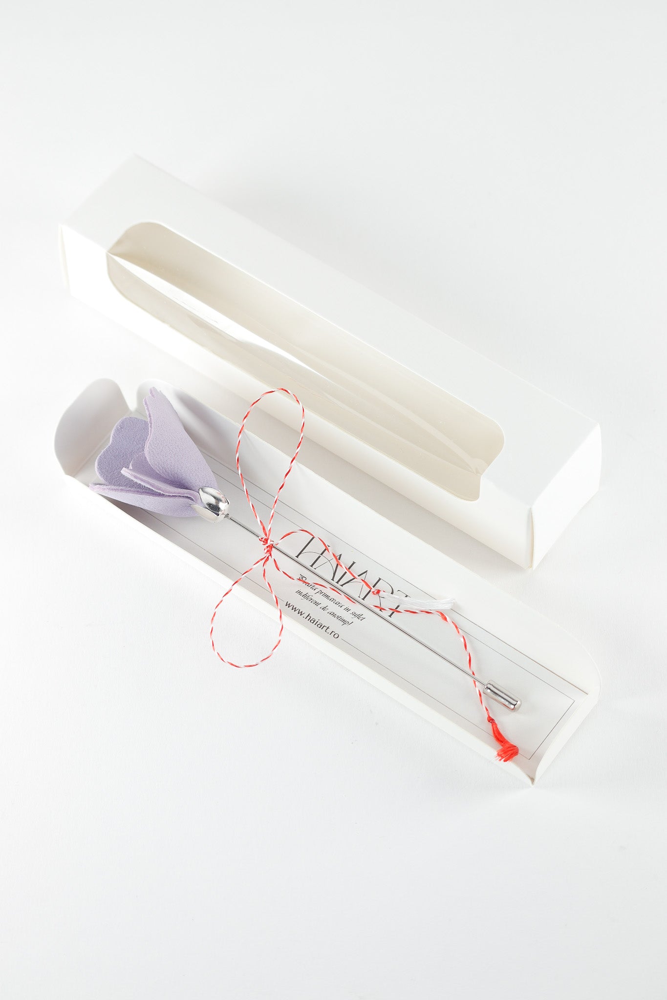 Carnation Brooch - Lilac