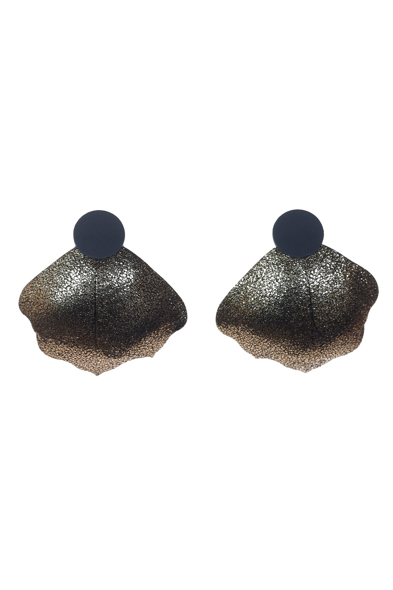 Cercei Aripi - Bronz + Negru