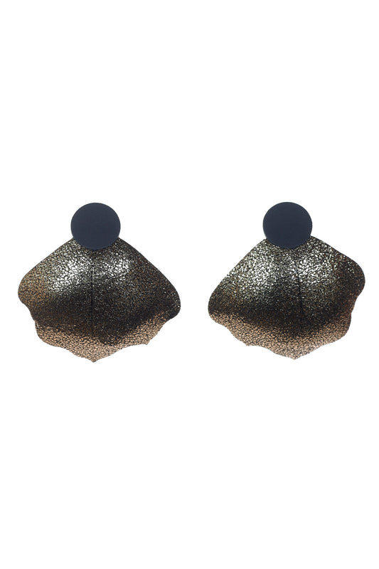 Cercei Aripi - Bronz + Negru