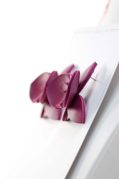 Set Colier + Cercei Orhidee - Royal Magenta