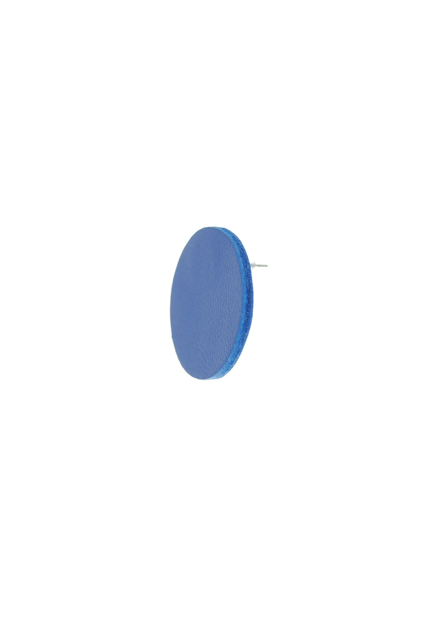 Cercei Cerc (2.5 cm) - Albastru Cobalt