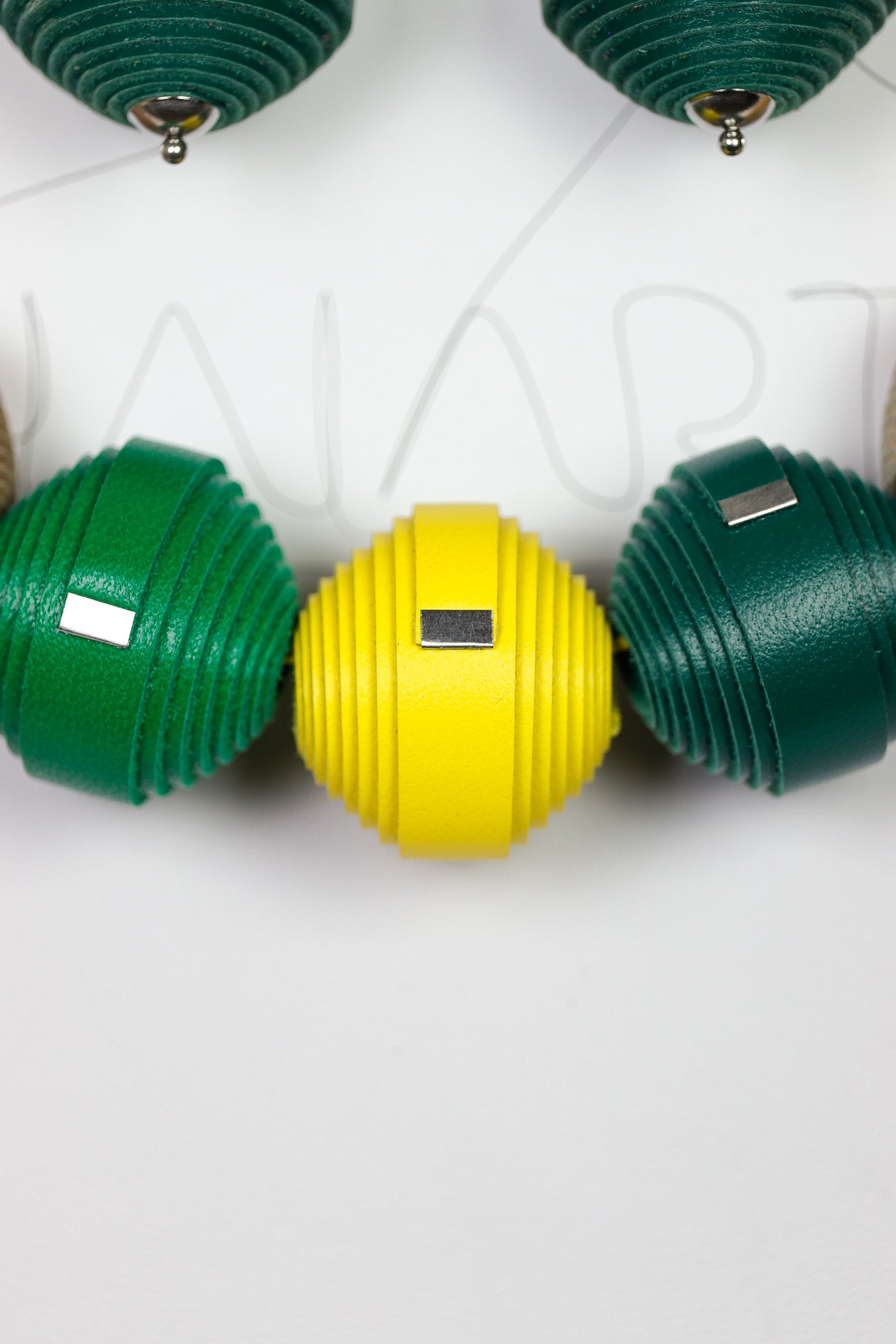 Set Colier + Cercei Leatherbonbon (279) din piele