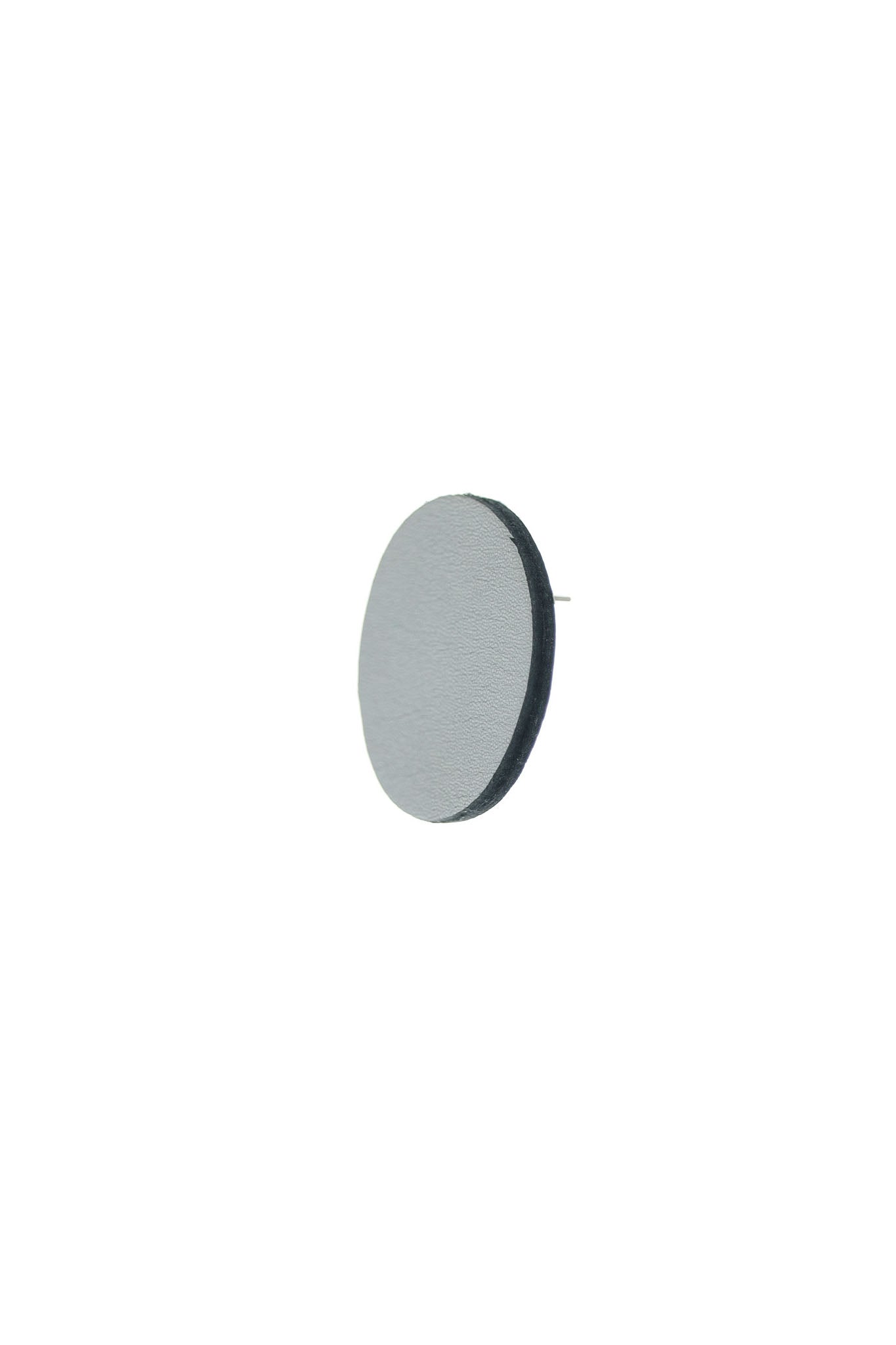 Cercei Cerc (2.5 cm) - Argintiu metalizat