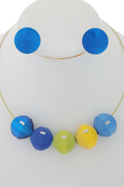 Set Colier Leatherbonbon + Cercei Geometrici (314)