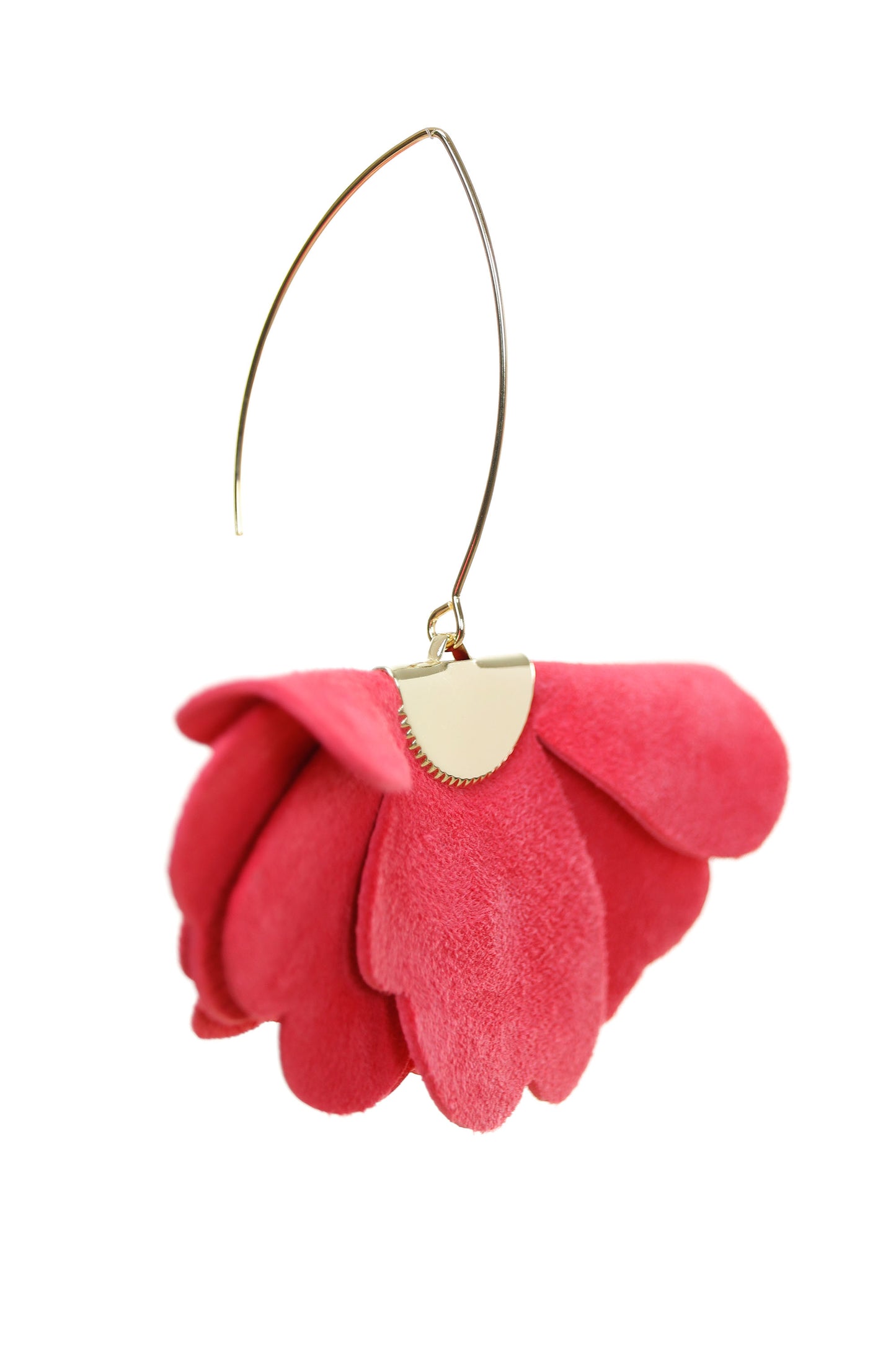 Cercei Floare Mica - Coral