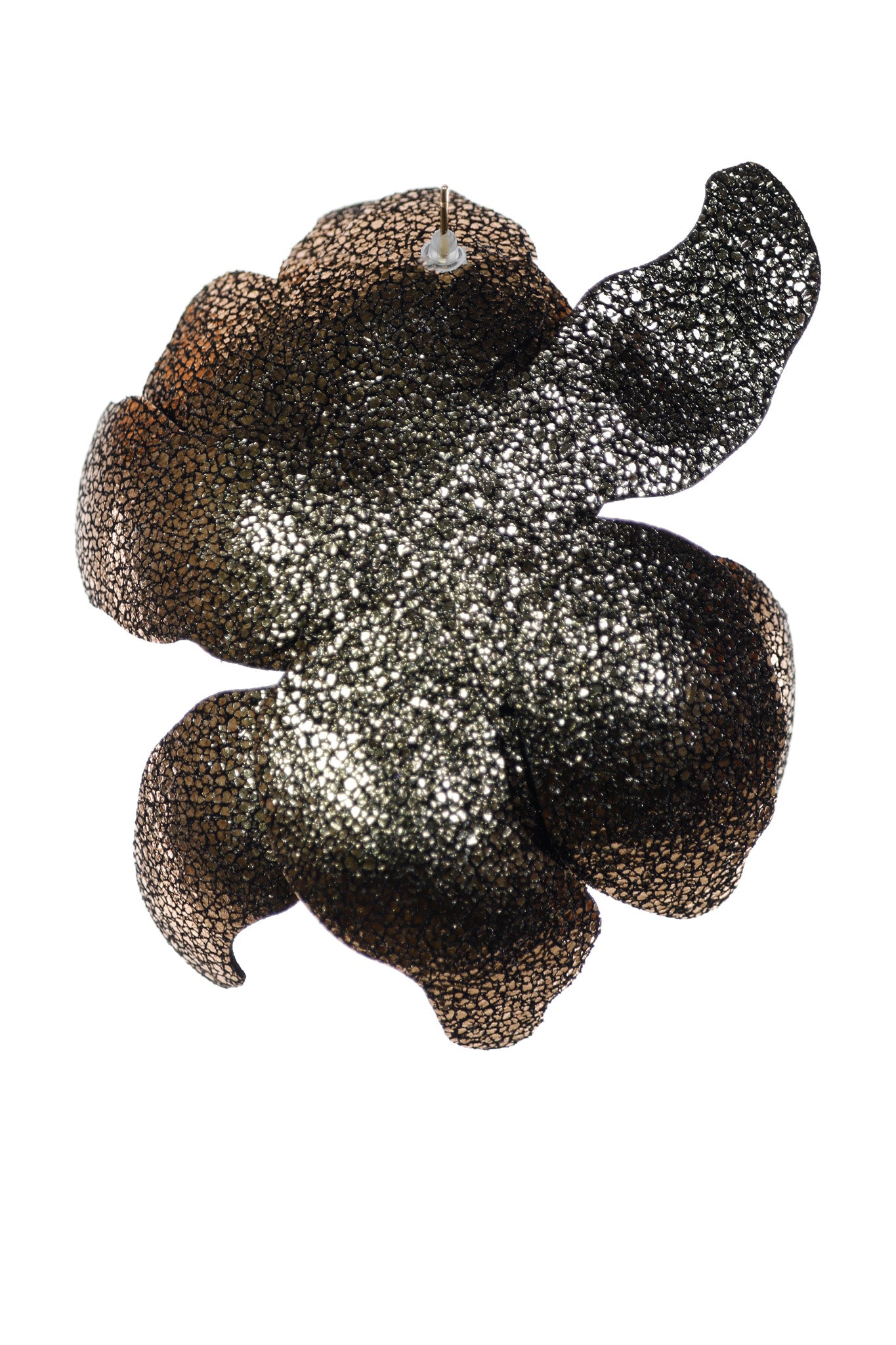 Cercei Soapte la ureche - Negru + Auriu