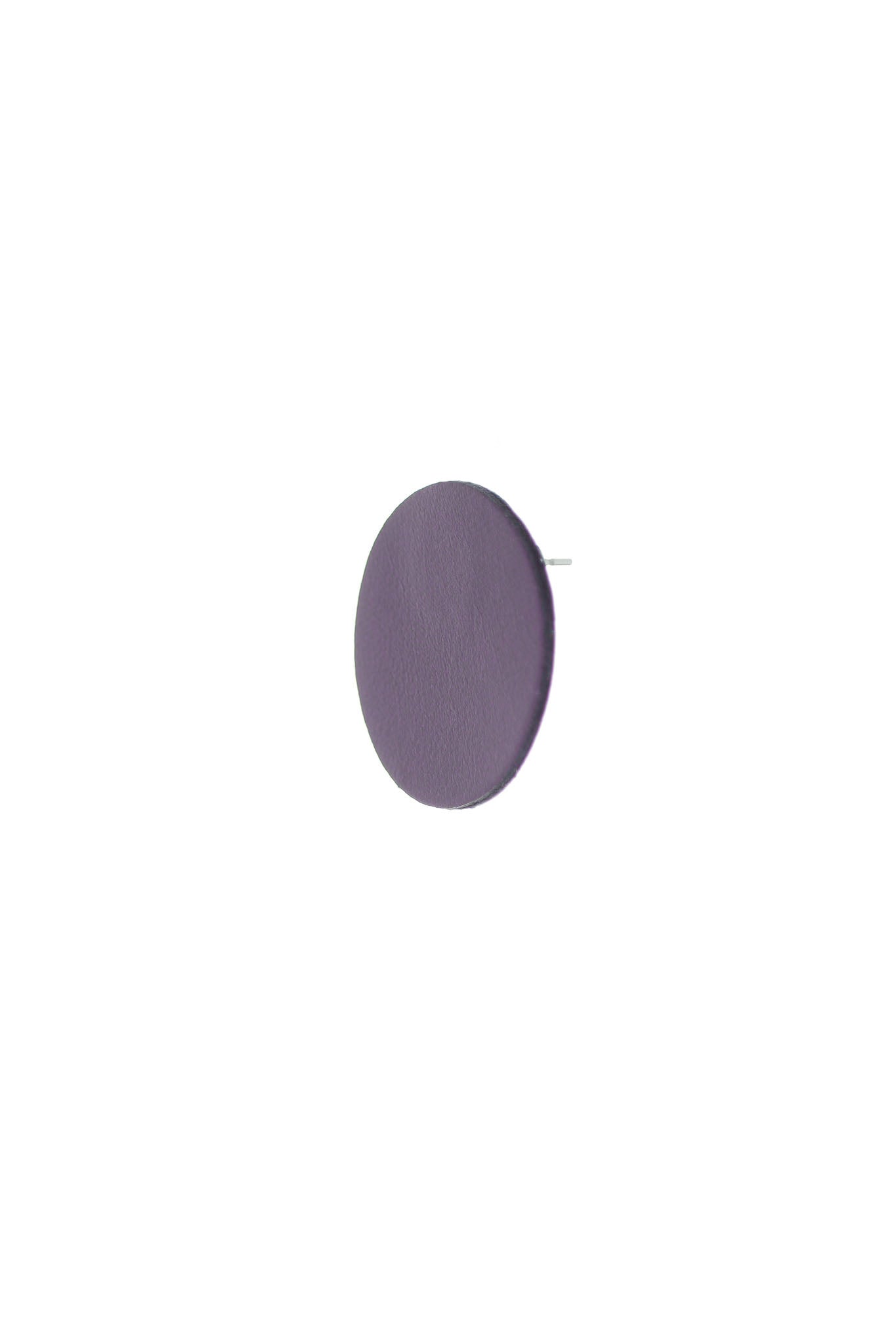 Cercei Cerc (2.5 cm) - Violet metalizat
