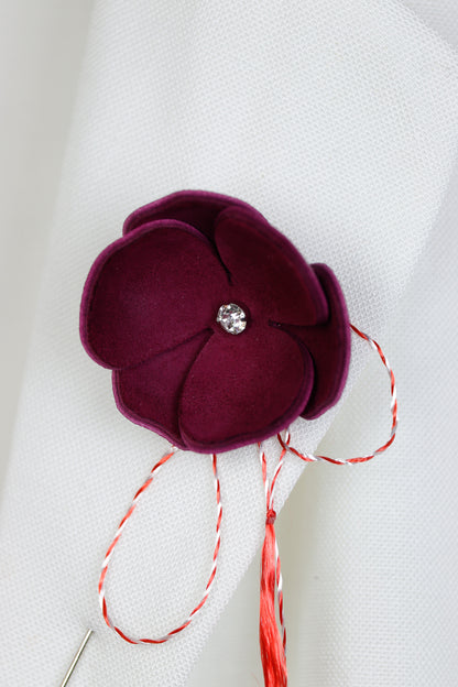 Brosa Panseluta - Plum Caspia