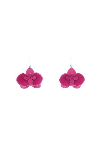 Cercei Orhidee Mini - Fuchsia