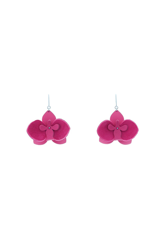 Cercei Orhidee Mini - Fuchsia