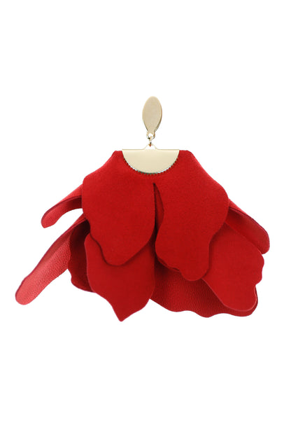 Cercei Peplum - Jungle Red