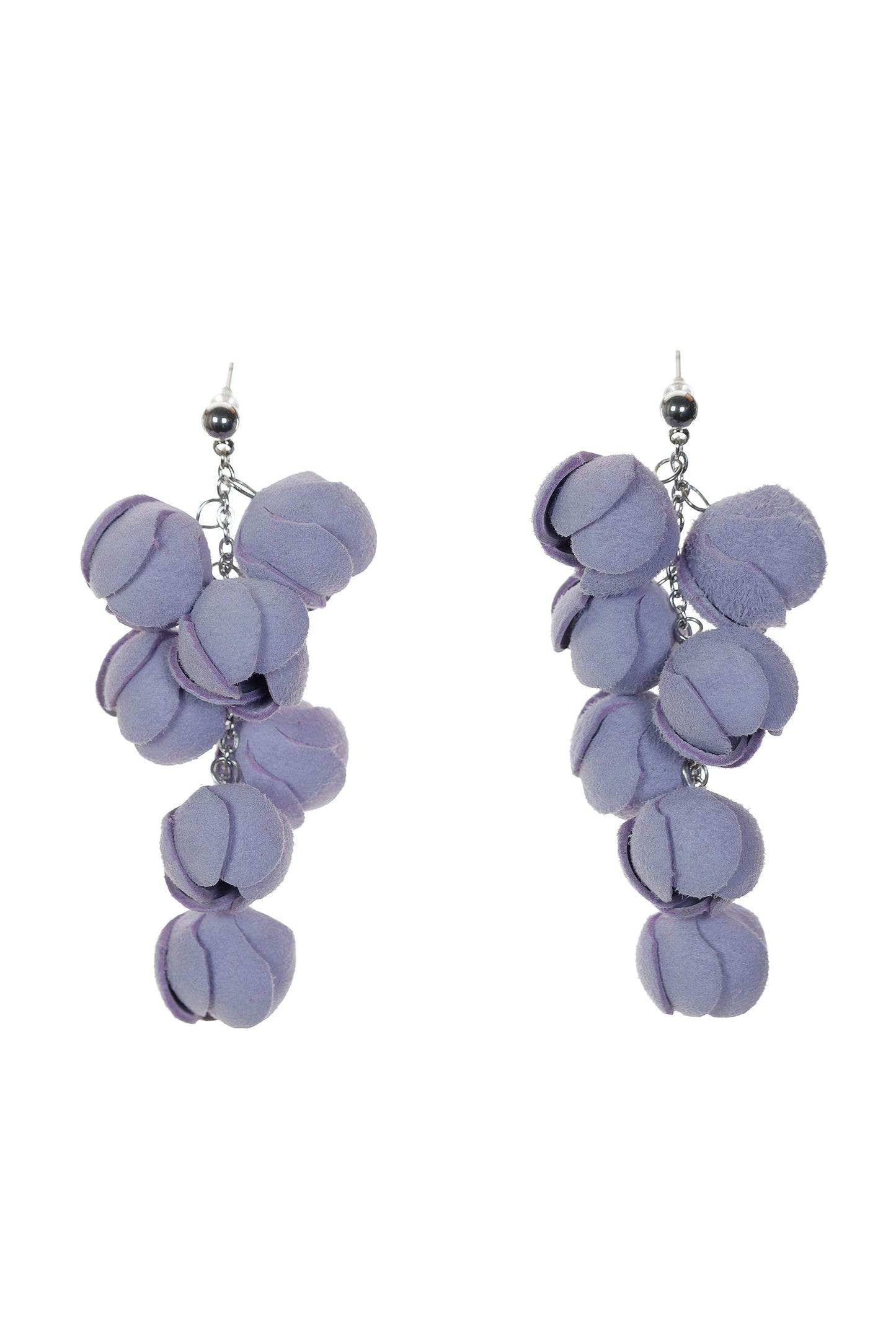Cercei Ecouri Florale mini - Lila