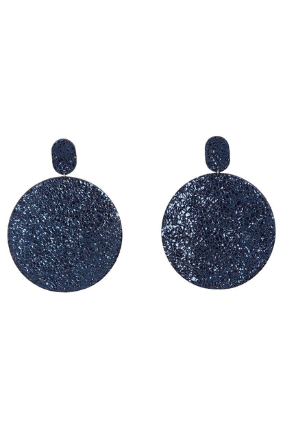 Cercei Cerc (7 cm) - Midnight Blue Sparkle