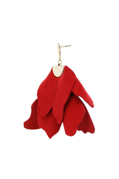 Cercei Peplum - Jungle Red