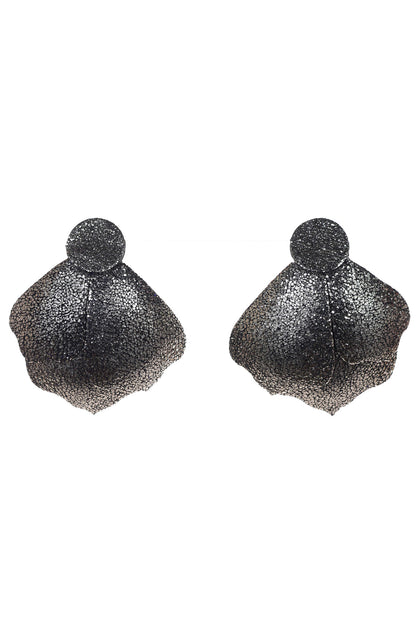 Cercei Aripi - Negru antracit metalizat