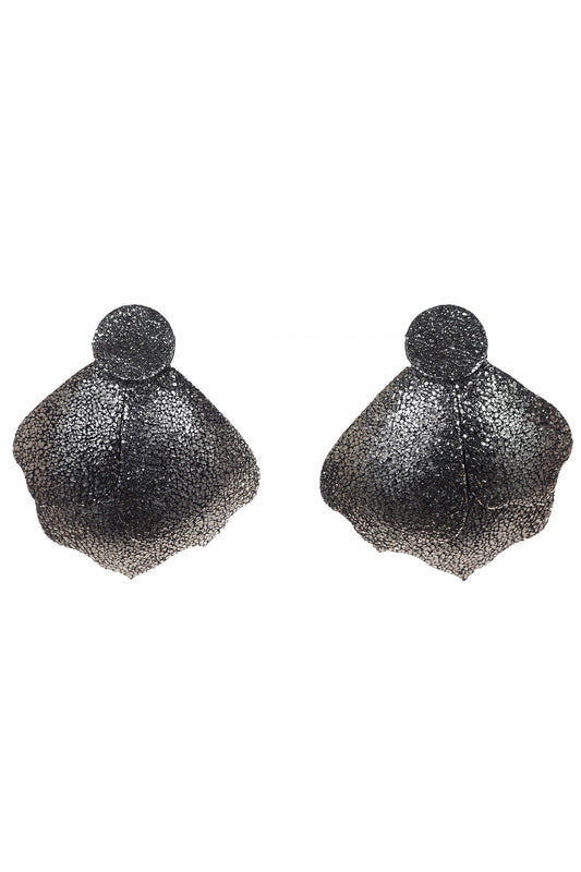 Cercei Aripi - Negru antracit metalizat