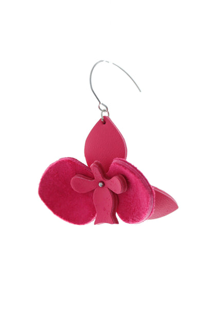 Cercei Orhidee Mini - Fuchsia