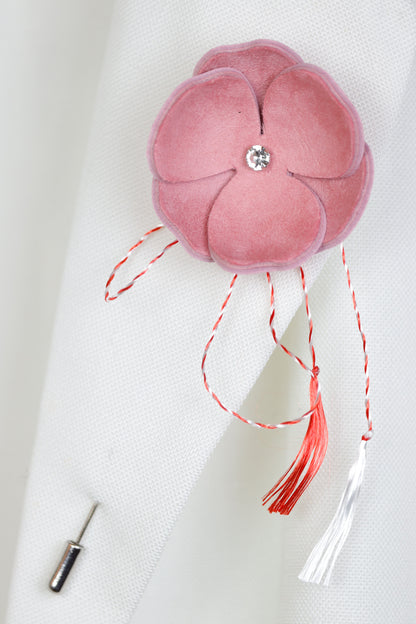 Brosa Panseluta - Blush Pink