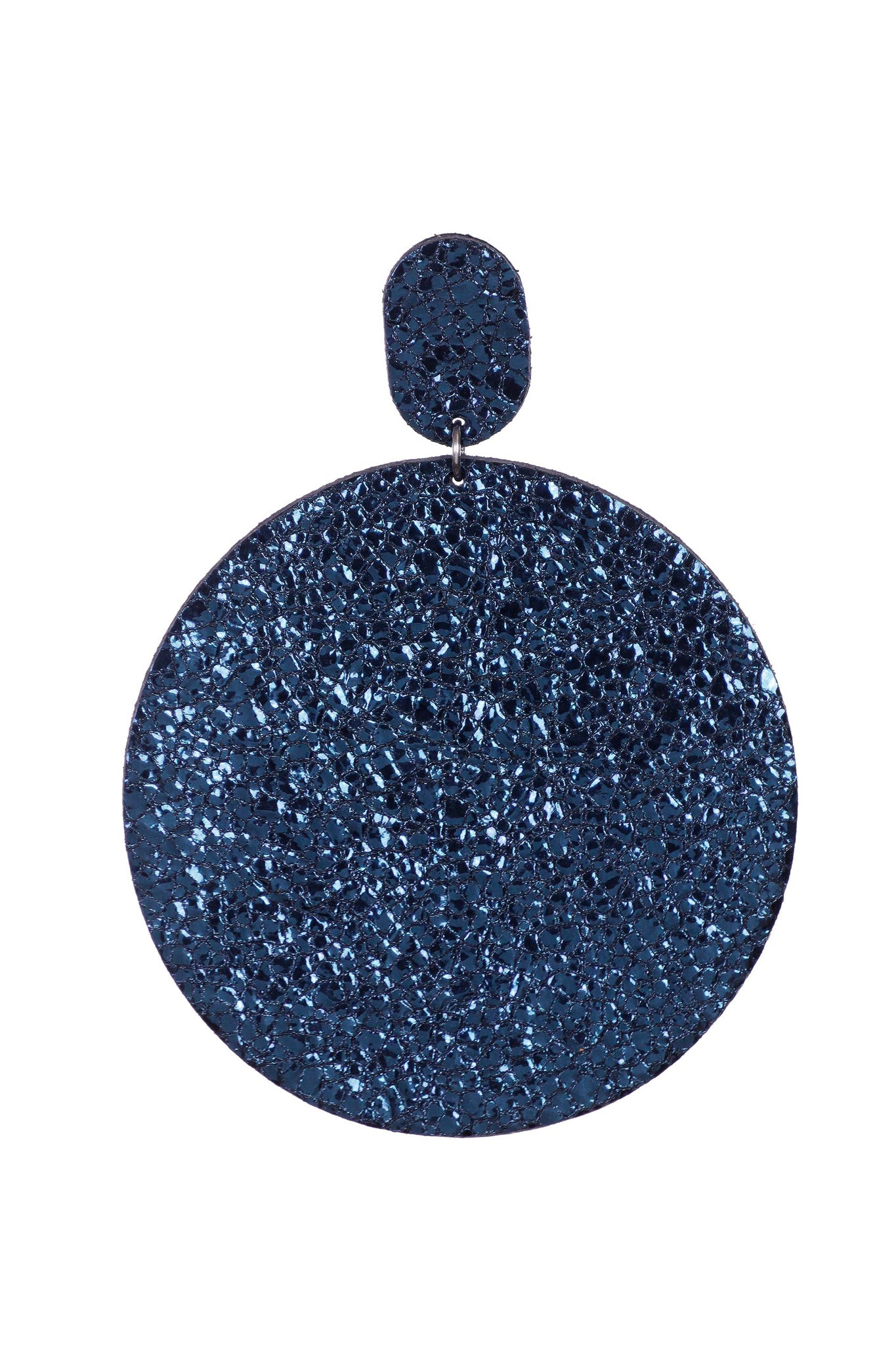 Cercei Cerc (7 cm) - Midnight Blue Sparkle