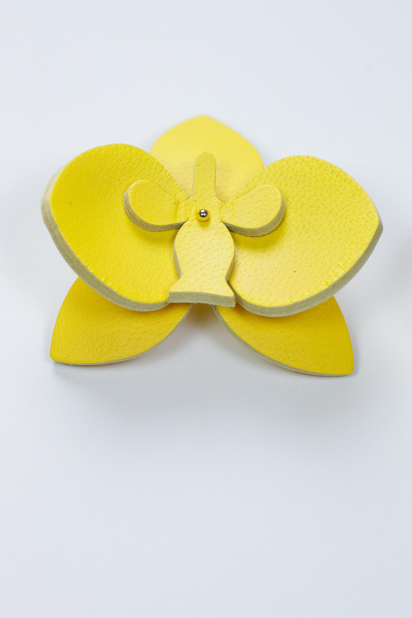 Set Colier + Cercei Orhidee - Galben Canary