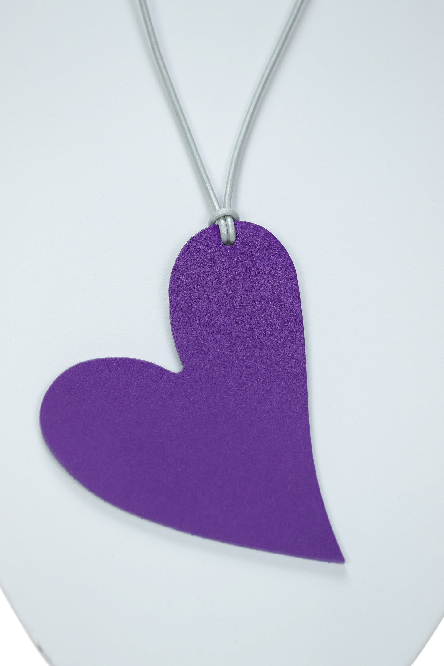 Set Colier + Cercei Inima - Violet