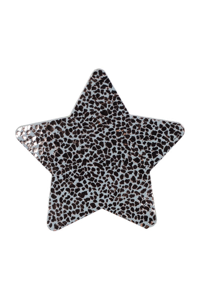 Cercei Stea - Rose gold metalizat