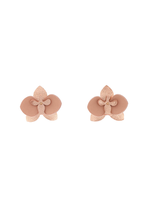 Cercei Orhidee Mini - Rose gold