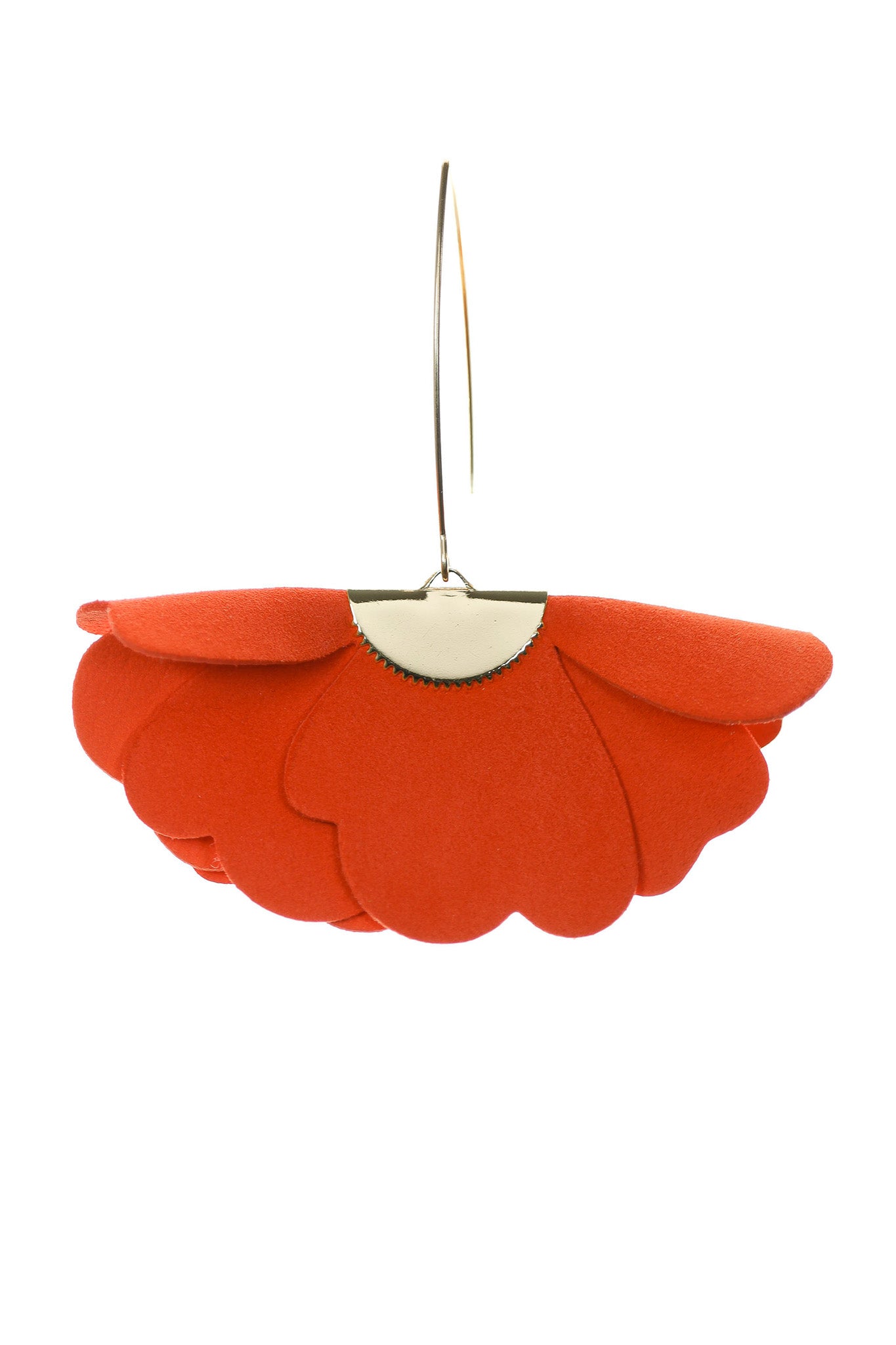 Cercei Floare Mica - Spicy Orange