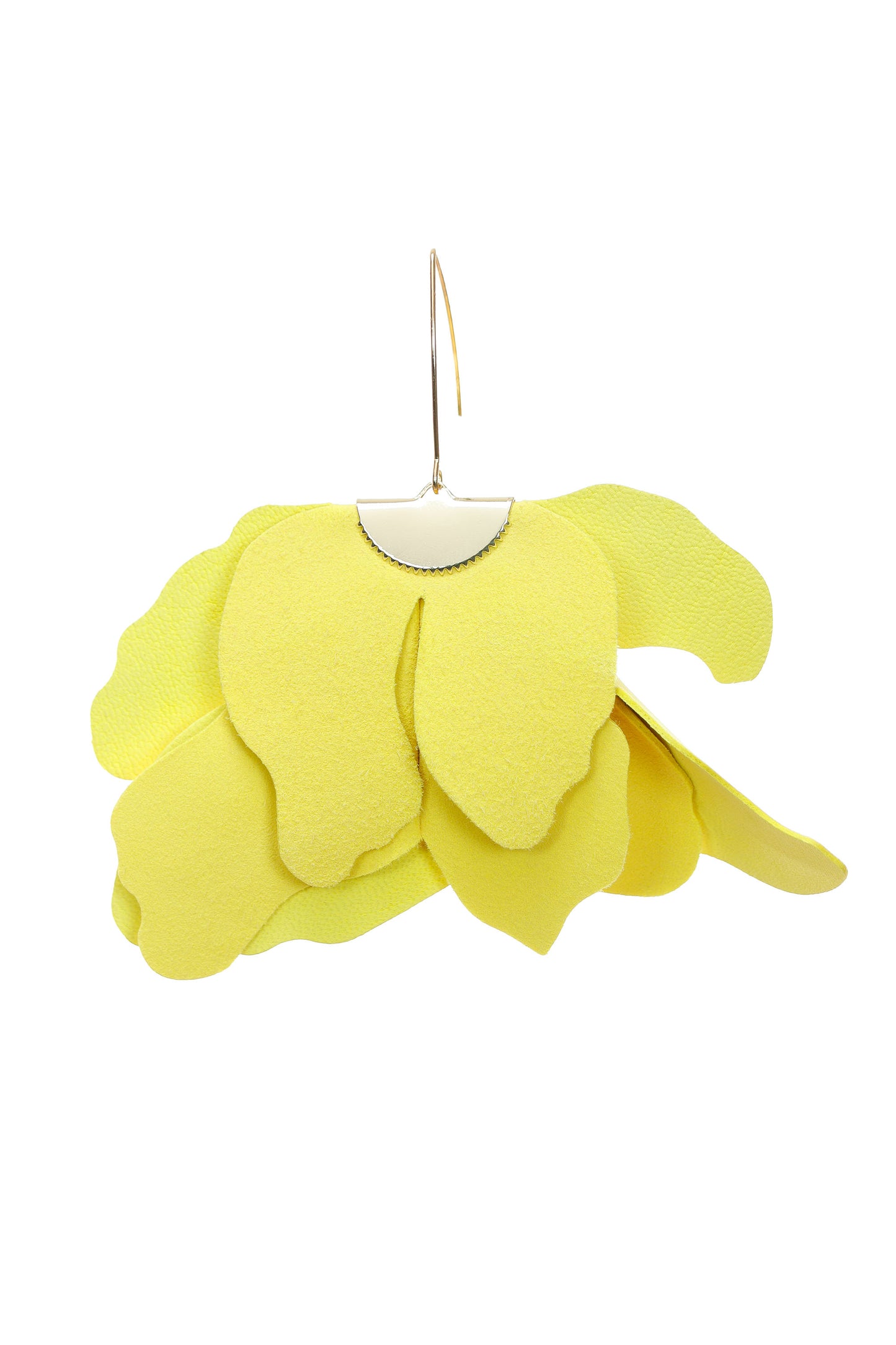 Cercei Floare Mare - Galben Solar