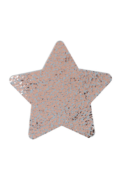 Cercei Stea - Rose gold metalizat